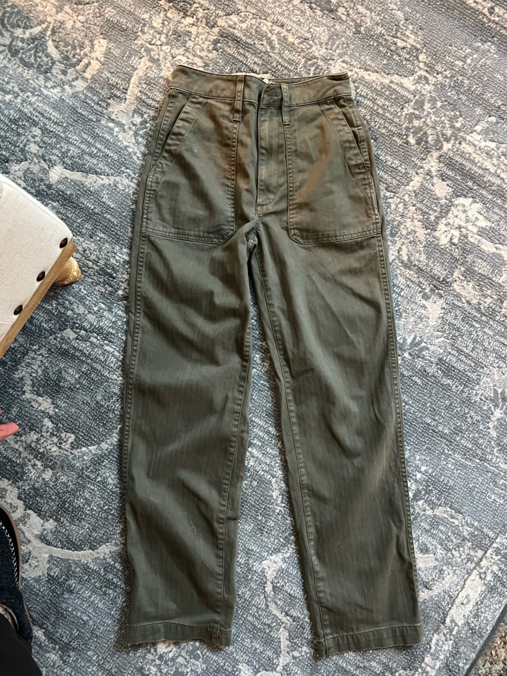 Madewell Women’s Olive Utility Cargo Pants